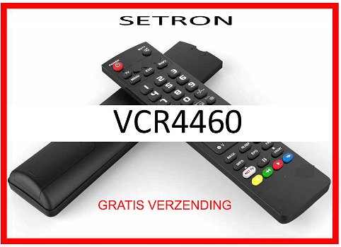 Vervangende afstandsbediening voor de VCR4460 van SETRON. - 0