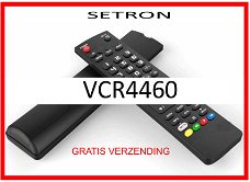 Vervangende afstandsbediening voor de VCR4460 van SETRON.