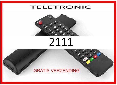 Vervangende afstandsbediening voor de 2111 van TELETRONIC. - 0