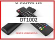 Vervangende afstandsbediening voor de DT1002 van X-FAITPLUS. - 0 - Thumbnail