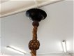 Antieke hanglamp gemarmerd glas - 1 - Thumbnail