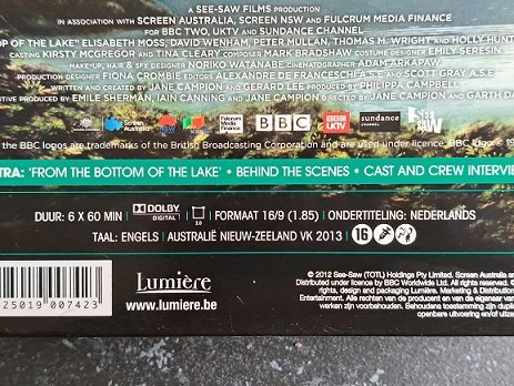 3DVD Top of the lake - Lumière Crime Series - BBC - 3
