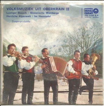 Stane Znuderl Mit Seiner Lustigen Dorfmusik – Volksmuziek Uit Oberkrain (1966) - 0