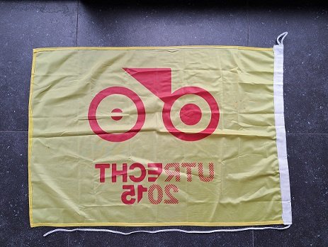 Utrecht 2015 Fiets Vlag 60x87 Gebruikt - 1