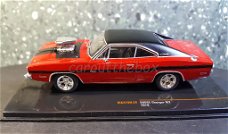 Dodge Charger R/T 1970 rood 1/43 Ixo