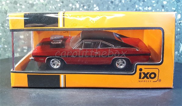 Dodge Charger R/T 1970 rood 1/43 Ixo - 3