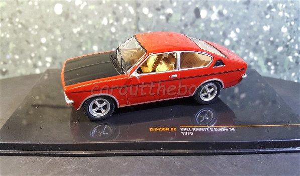 Opel Kadett C coupe SR 1976 rood 1/43 Ixo V885 - 0