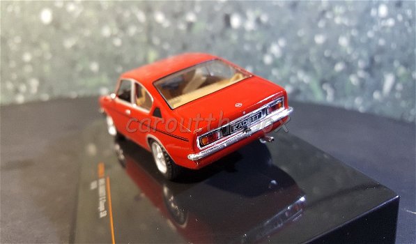 Opel Kadett C coupe SR 1976 rood 1/43 Ixo V885 - 2