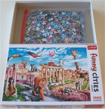 Puzzel *** WILD ROME *** 1000 stukjes Funny Cities - 3
