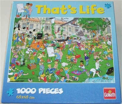 Puzzel *** UNIVERSITY *** 1000 stukjes That's Life - 0