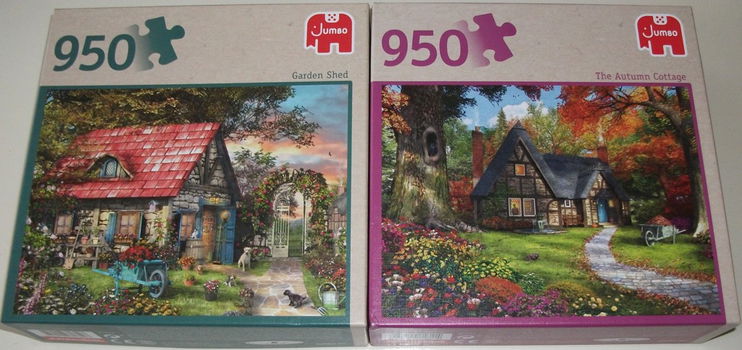 Puzzel *** TUINHUIS *** 950 stukjes Dominic Davison - 5