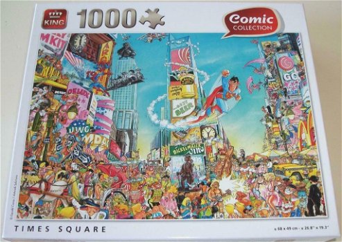 Puzzel *** TIMES SQUARE *** 1000 stukjes Comic Collection - 0