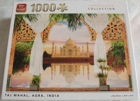 Puzzel *** TAJ MAHAL, AGRA, INDIA *** 1000 stukjes Landscape Collection - 0