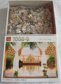 Puzzel *** TAJ MAHAL, AGRA, INDIA *** 1000 stukjes Landscape Collection - 3