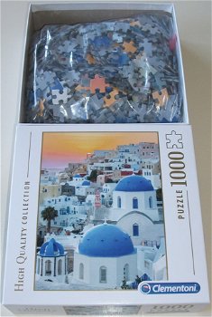 Puzzel *** SANTORINI *** 1000 stukjes Clementoni - 3