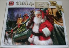 Puzzel *** SANTA'S TRAIN *** 1000 stukjes Christmas Edition