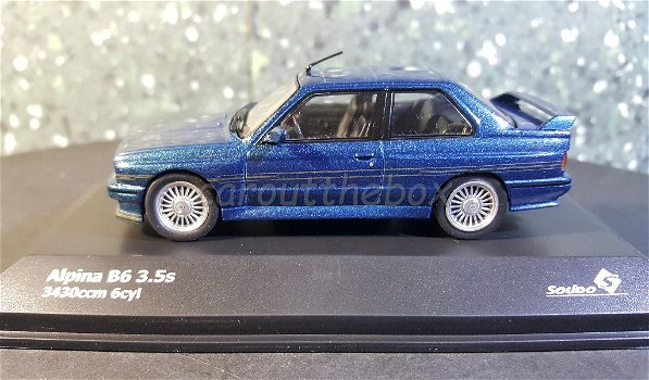 BMW Alpine B6 blauw 1/43 Solido Sol059 - 0