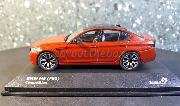 BMW M5 (F90) competition rood 1/43 Solido Sol061 - 0