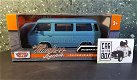 VW T3 type 2 blauw 1/24 Motormax Mo084 - 4 - Thumbnail