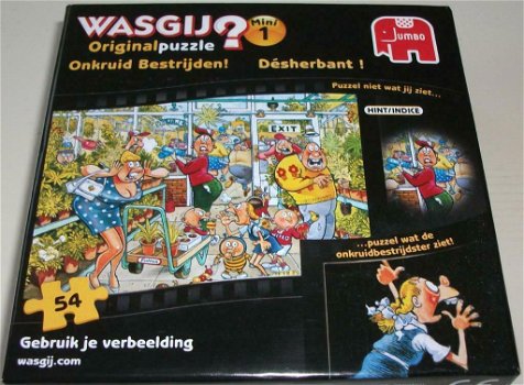 Puzzel *** ONKRUID BESTRIJDEN *** 56 stukjes Wasgij Original - 0