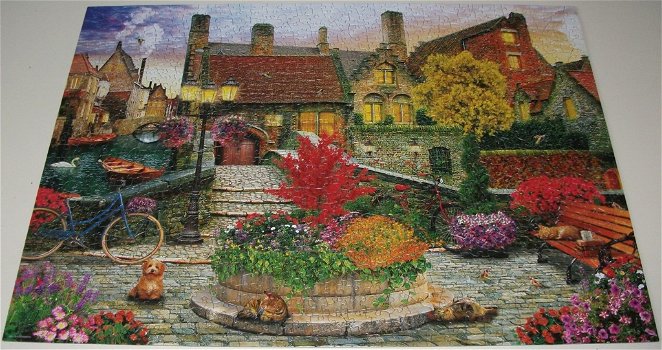 Puzzel *** OLD TOWN LIVING *** 1000 stukjes David Maclean - 1