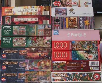 Puzzel *** OLD TOWN LIVING *** 1000 stukjes David Maclean - 5