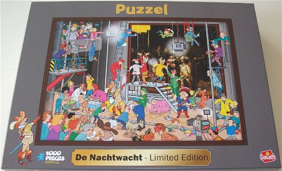 Puzzel *** NACHTWACHT *** 1000 stukjes Limited Edition - 0
