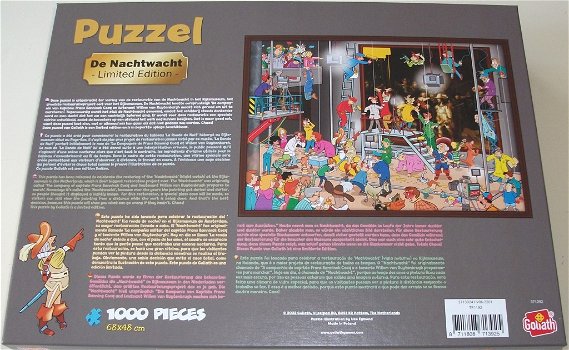 Puzzel *** NACHTWACHT *** 1000 stukjes Limited Edition - 3