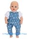 Baby Annabell 43 cm Setje blauw/bloemetjes - 0 - Thumbnail