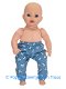 Baby Annabell 43 cm Setje blauw/bloemetjes - 2 - Thumbnail