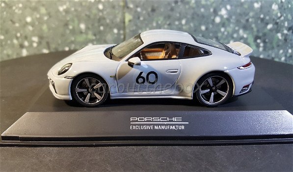 Porsche 911 Sport classic #60 grijs 1/43 Spark SP107 - 0