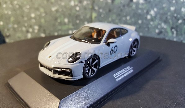 Porsche 911 Sport classic #60 grijs 1/43 Spark SP107 - 1