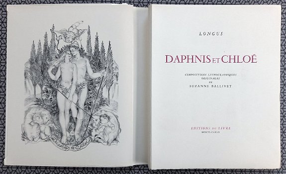 Daphnis et Chloé 1946 Longus - Ballivet (ill) Gelim. oplage - 1