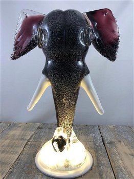 olifant van glas , olifanthoofd - 2