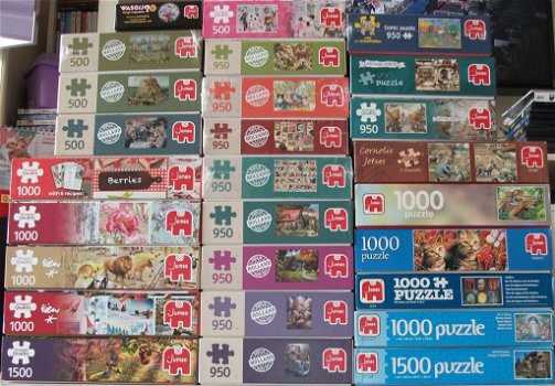 Puzzel *** LUNCH VAN DE ROEIERS *** 500 stukjes Jumbo - 5