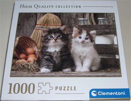 Puzzel *** LOVELY KITTENS *** 1000 stukjes Clementoni - 0