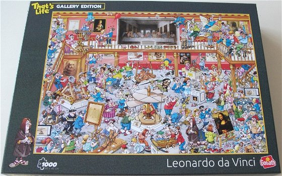 Puzzel *** LEONARDO DA VINCI *** 1000 stukjes Gallery Edition - 0