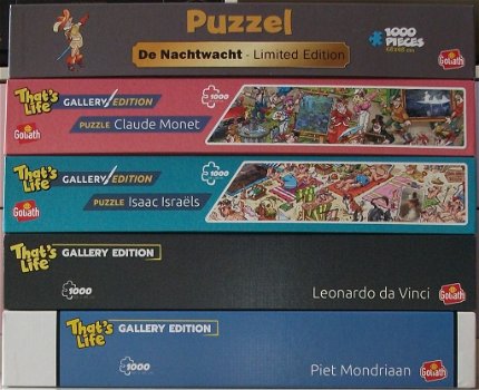 Puzzel *** LEONARDO DA VINCI *** 1000 stukjes Gallery Edition - 6