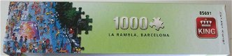 Puzzel *** LA RAMBLA, BARCELONA *** 1000 stukjes Funny Comic - 2 - Thumbnail