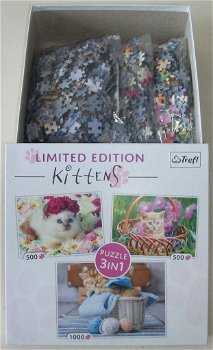 Puzzel *** KITTENS *** Limited Edition 3-in-1 Puzzle - 5