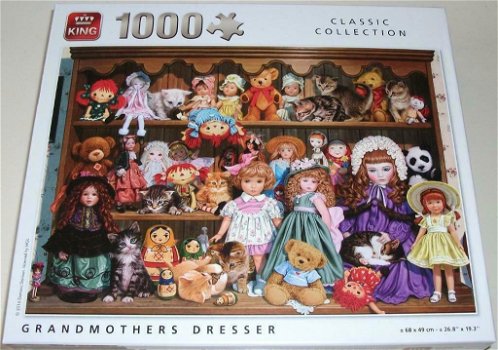 Puzzel *** GRANDMOTHERS DRESSER *** 1000 stukjes Classic Collection - 0