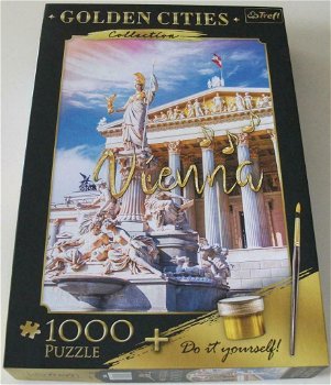 Puzzel *** GOLDEN VIENNA *** 1000 stukjes Golden Cities Collection - 0