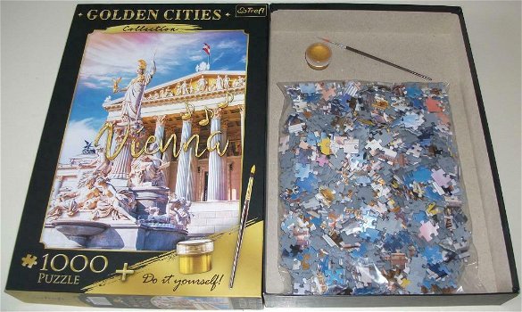Puzzel *** GOLDEN VIENNA *** 1000 stukjes Golden Cities Collection - 3