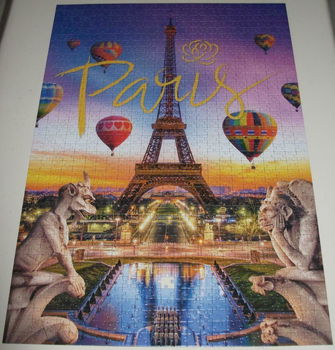 Puzzel *** GOLDEN PARIS *** 1000 stukjes Golden Cities Collection - 1