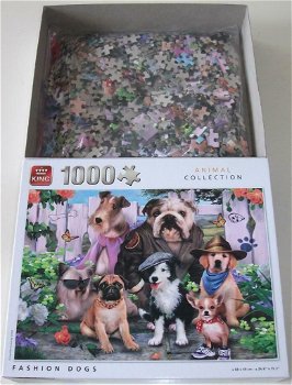 Puzzel *** FASHION DOGS *** 1000 stukjes Animal Collection - 3