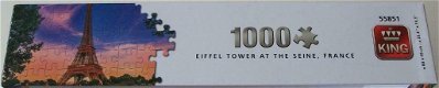 Puzzel *** EIFFEL TOWER AT THE SEINE FRANCE *** 1000 stukjes City Collection - 2 - Thumbnail