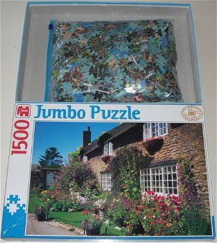 Puzzel *** COTTAGE IN YORKSHIRE *** 1500 stukjes Jumbo - 3