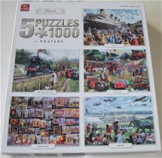 Puzzel *** CLASSIC COLLECTION *** 5x 1000 stukjes