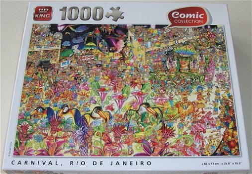 Puzzel *** CARNIVAL, RIO DE JANEIRO *** 1000 stukjes Comic Collection - 0