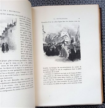 La Vie à Montmartre 1899 Montorgueil - Vidal ill Fraaie band - 6